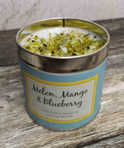 Melon, Mango & Blueberry - Seriously Scented Glitter Scented Candle - The Flower Fountain