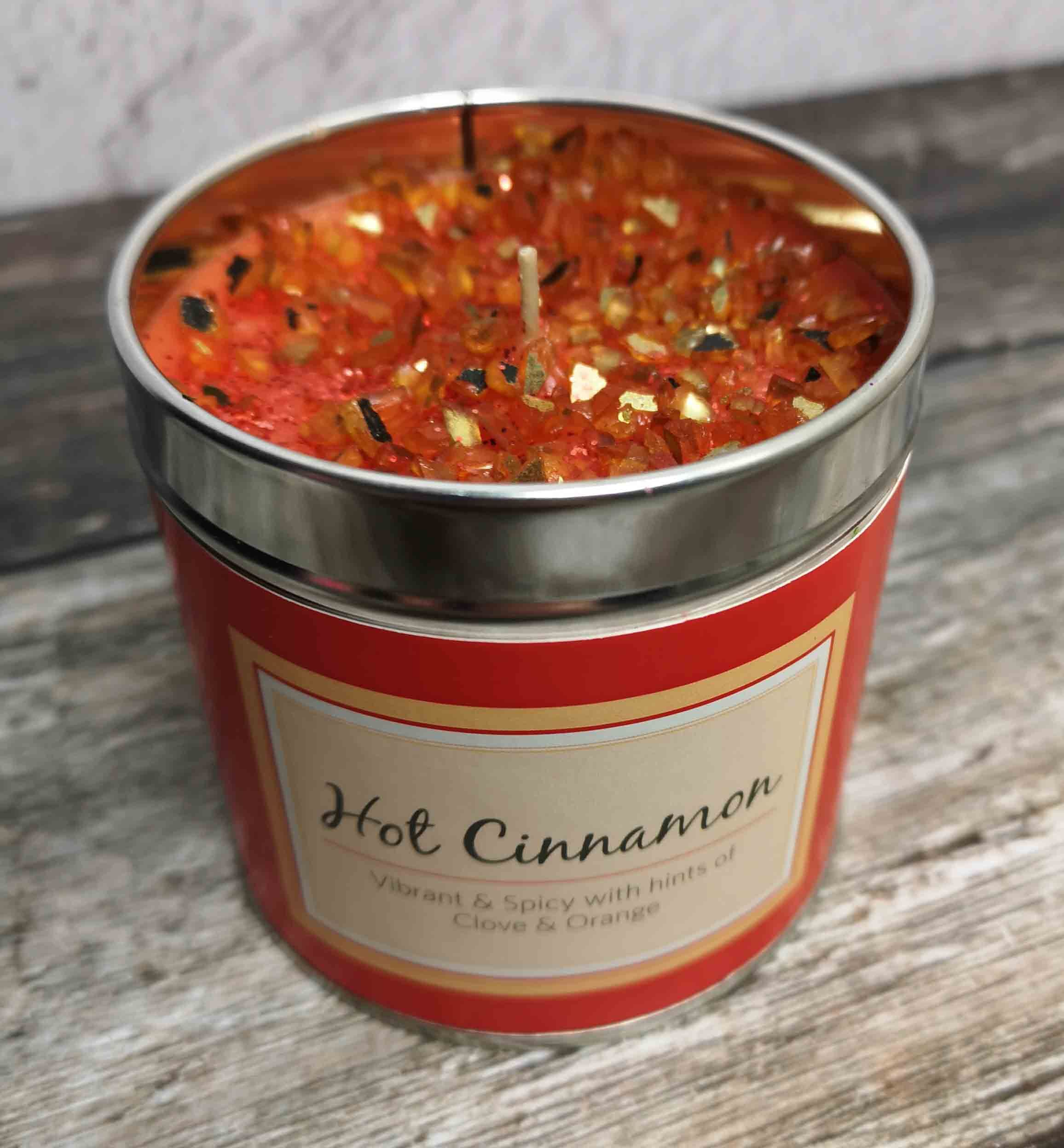 Hot Cinnamon - Seriously Scented Glitter Scented Candle - The Flower Fountain