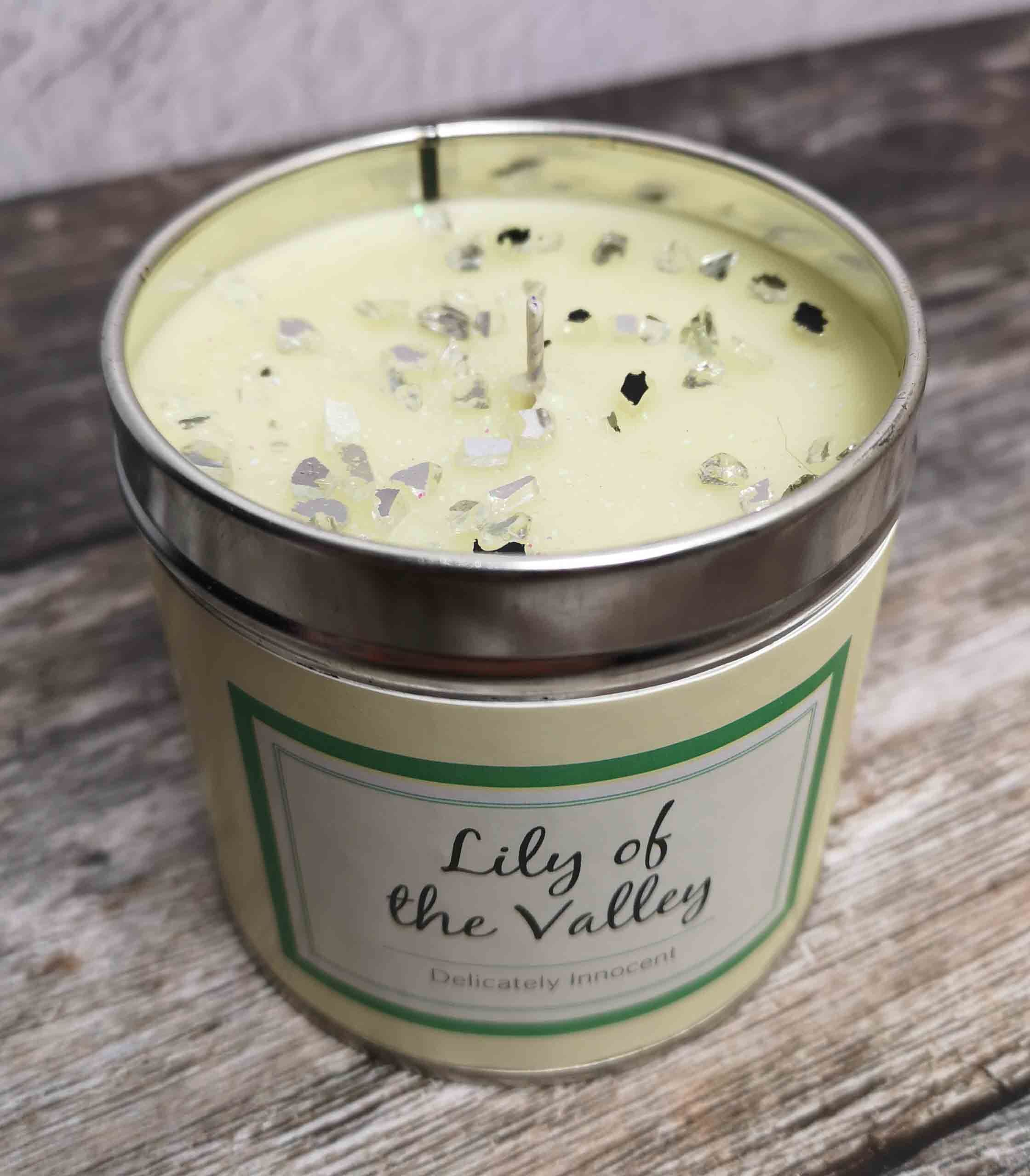 Lily of The Valley - Seriously Scented Glitter Scented Candle - The Flower Fountain