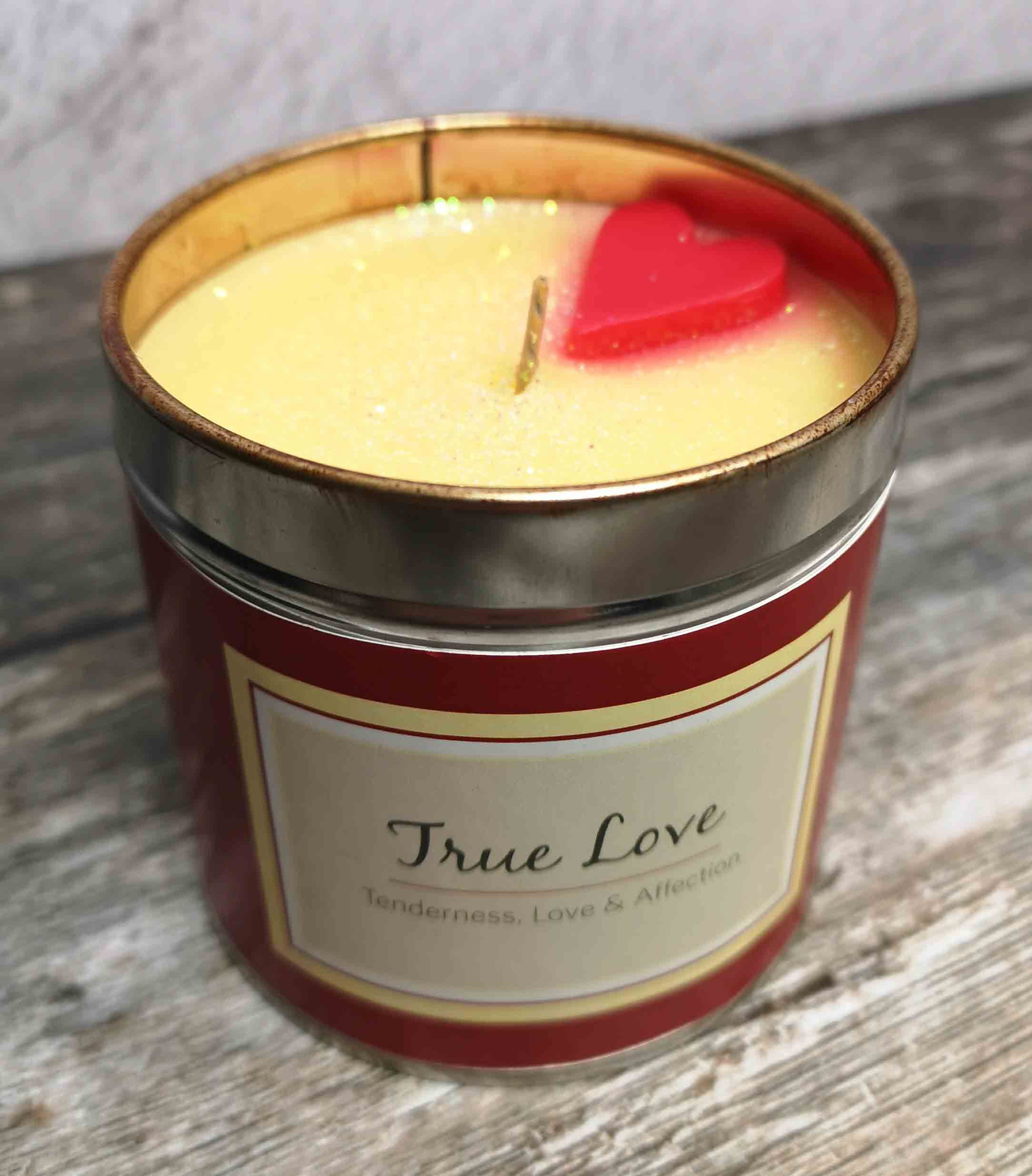 True Love - Seriously Scented Glitter Scented Candle - The Flower Fountain