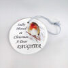 Daughter Robin Christmass Tree Memorial Hanger