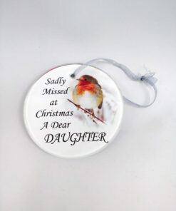 Daughter Robin Christmass Tree Memorial Hanger