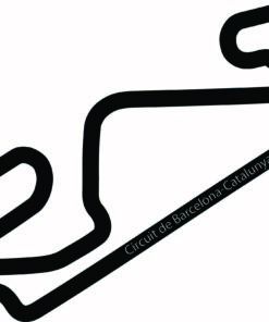 circuit de barcelona-catalunya racetrack motorsport wall art