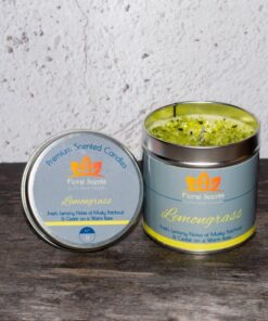 Lemongrass Scented Candle in a Tin