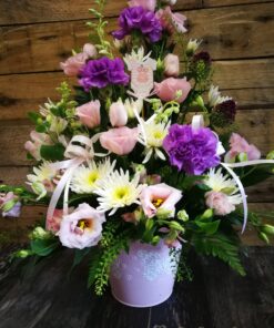 Stunning floral arrangement to welcome a baby boy or baby girl