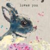Sarah Kelleher Somebunny Loves You Greeting Card