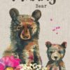 Sarah Kelleher Mummy Bear Greeting Card