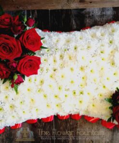 Funeral_Tributes-Classic-Red-and-White-Pillow-Wreath
