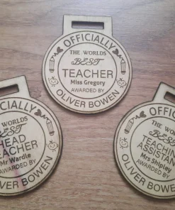 Teacher gifts medal award
