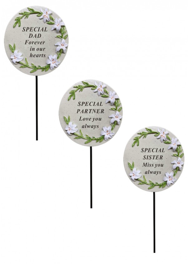 Lily Memorial Garden/Grave Stick