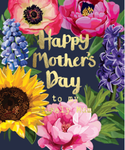 Happy Mother’s Day Floral Greeting Card by Sarah Kelleher