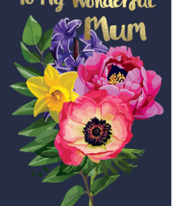 To My Wonderful Mum Card by Sarah Kelleher