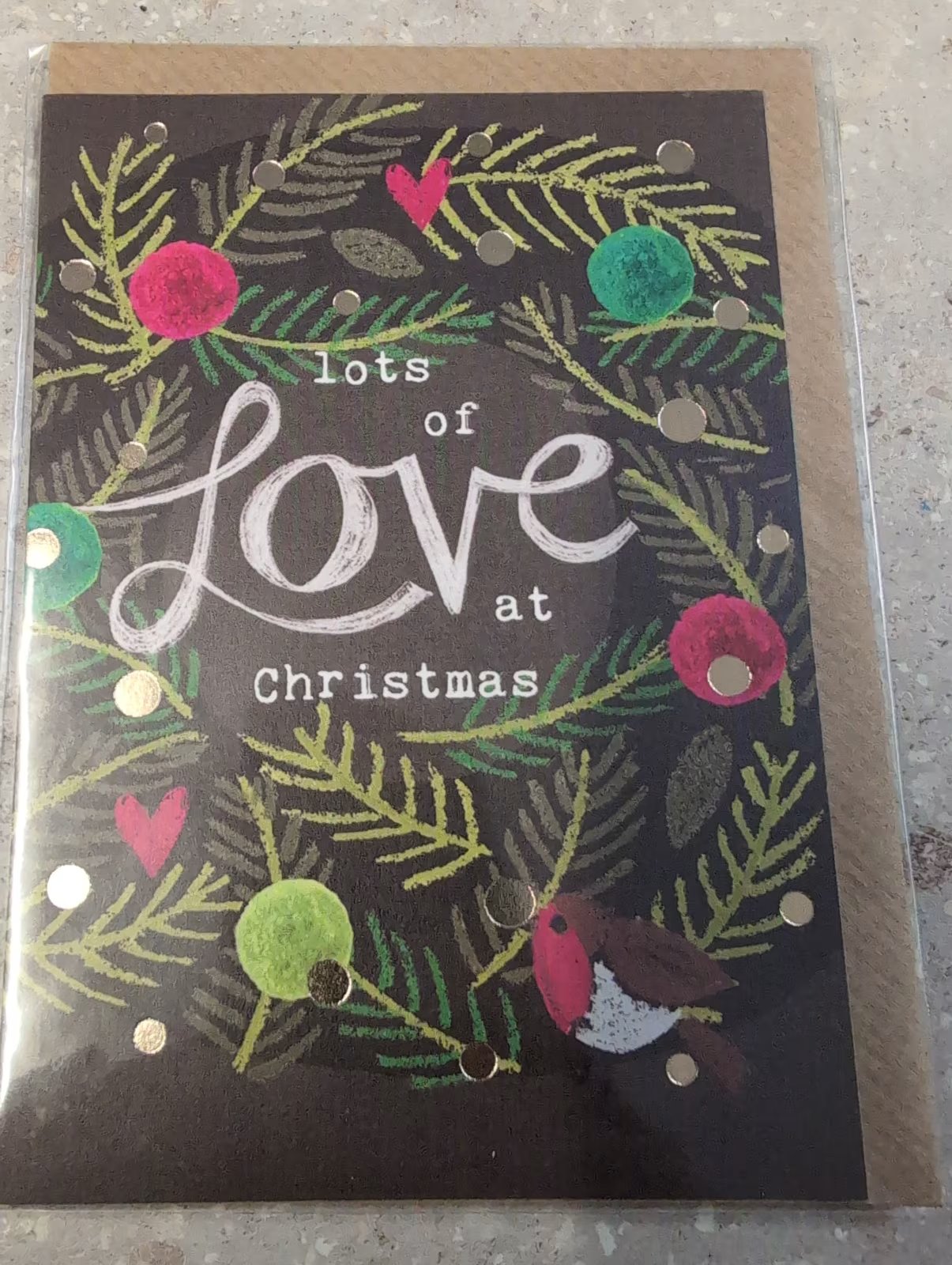 Lots of Love at Christmas – Greeting Card